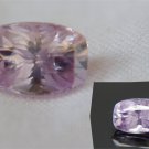 Vivid Pastel Bi-Color Violet Pink Sapphire - Rectangular - 2.122 ct - IGL certified
