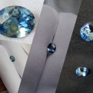 Vivid Blue/Silver Sapphire - Oval - 0.87 ct - COR certified