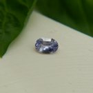 Violetish-Blue Pastel Sapphire - Rectangular - 0.60 ct - COR certified