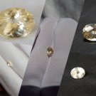 Pastel Yellow Sapphire - Oval - 0.85 ct - COR certified