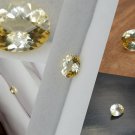 Lemon-Yellow Metallic Sapphire - Oval - 0.60 ct