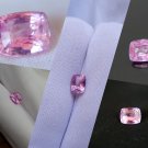 Pastel Padparadscha-Like Premium Sapphire - Rectangular - 1.634 ct - AGL certified