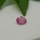 Purplish-Pink Sapphire - Oval - 0.80 ct