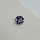 Vivid Violet Sapphire - Round - 0.90 ct