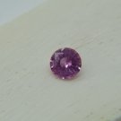 Appraised Premium: Vivid Pastel Pink Sapphire - Round - 1.206 ct - IGL certified