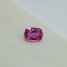 Vivid Orangish-Pink Sapphire - Rectangular - 1 ct