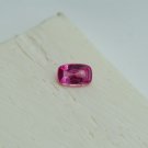 Vivid Orange Pink Sapphire - Rectangular - 0.60 ct