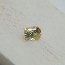 Vivid Pastel Yellow Sapphire - Octagon - 1.35 ct