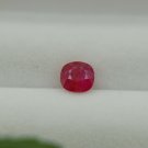 Ruby Purplish Red - Cushion - 1 ct - COR certified