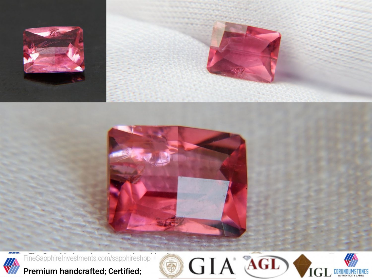 Tourmaline - Rectangular - 2.10 ct - COR certified