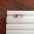 Pink Tourmaline Pair - Octagon - 1.70 ct - COR certified