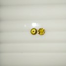Green Dunilite Pair - Round - 0.90 ct - COR certified