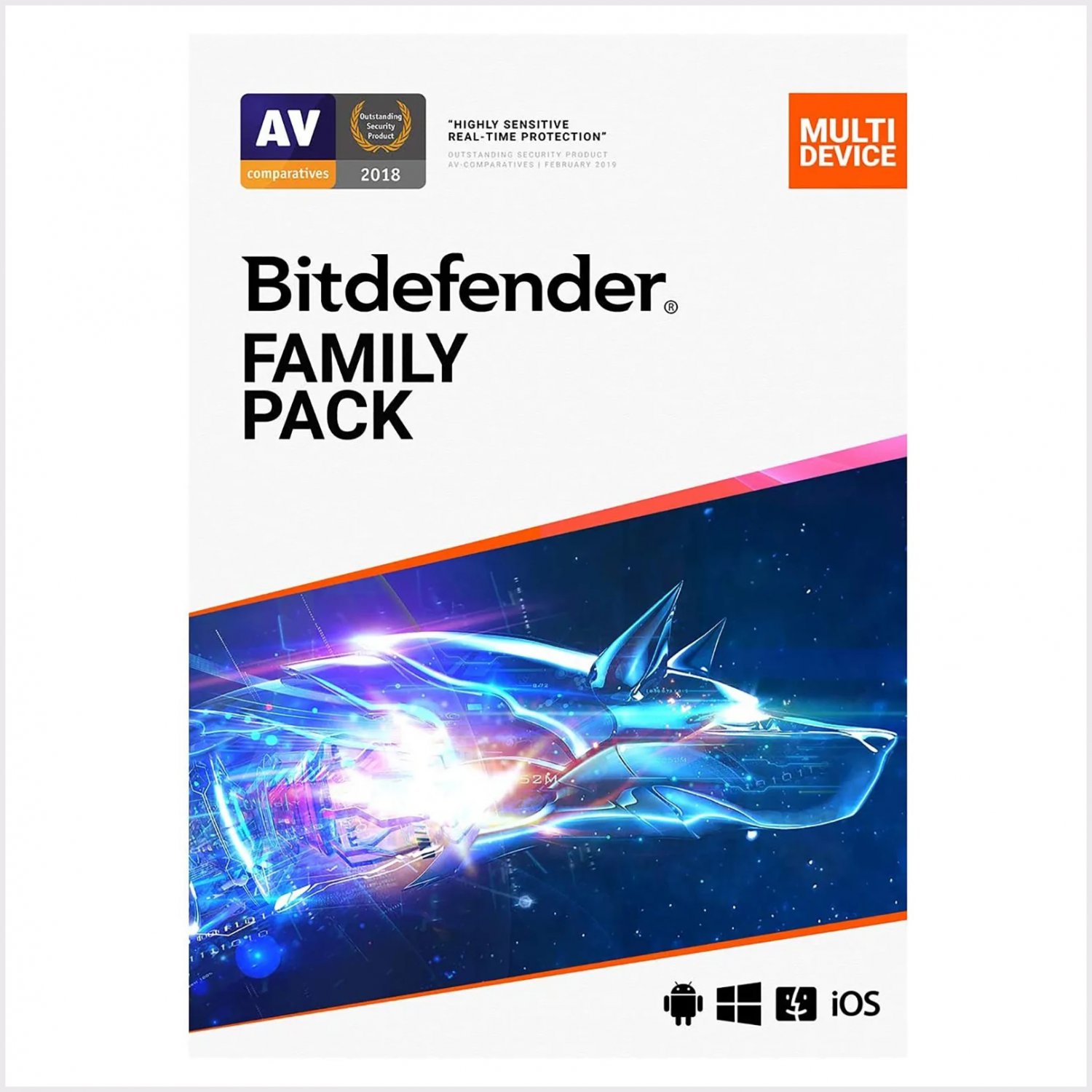 Bitdefender Family Pack (15 Devices) for Windows, Android, iOS, MacOS | 1-Year Subscription - ESD