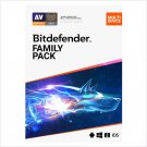Bitdefender Family Pack (15 Devices) for Windows, Android, iOS, MacOS | 2-Year Subscription - ESD