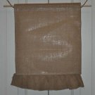 Burlap Flag [Straight Bottom With Ruffle]