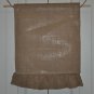 Burlap Flag [Straight Bottom With Ruffle]