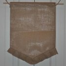 Burlap Flag [Pointed Bottom With Ruffle]