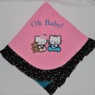 Oh Baby Hello Kitty Dear Daniel Fleece-Flannel Baby Blanket