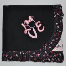 Minnie Mouse Love Fleece-Flannel Baby Blanket