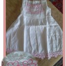 White Cotton Fashion Dress