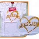 GUESS : Gold Sequined T-shirt