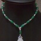 Teardrop Lariat Necklace - Semi Precious Stone
