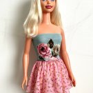 Clothes for My Size Barbie Doll. Polyester. Multicolor Flowers Print. New