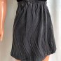 Black Top with Bow, and Dark-Gray Mini Skirt for My Size Barbie Doll 36"