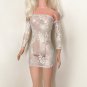 Lace-mesh sleep dress, mini / short, for My Size Barbie doll 36". Cute. OOAK