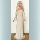 Long Dress for My Size Barbie Doll. New. Cream color. OOAK