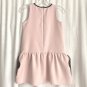 Mini dres for girl or young teenager, light pink with black accents. Size M