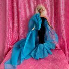 Barbie doll in unique fashion style handcrafted dress. OOAK