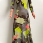 Long Dress for My Size Barbie Doll 36". Multicolor (army camouflage colors) New
