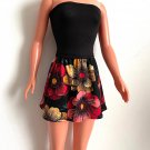 Skirt & Top Set for My Size Barbie Doll 36". Extra-Large Flowers. New