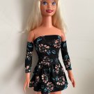 Clothes for My Size Barbie Doll. Polyester wiith Multicolor Floral Print. New