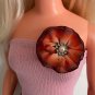 Light-pink Knit Top & Cherry Color Mini Skirt for My Size Barbie Doll. New