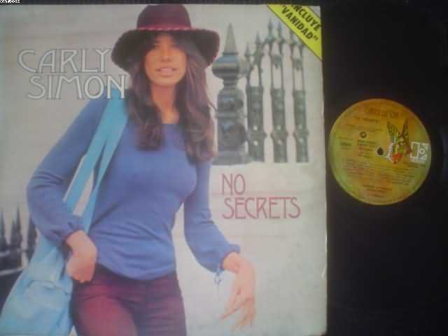 Carly Simon * No Secrets * Argentina Lp * Ex Vg + * Elektra 14066 * 