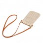 Woven Crossbody Bag, Leather Strap, Easy to Carry