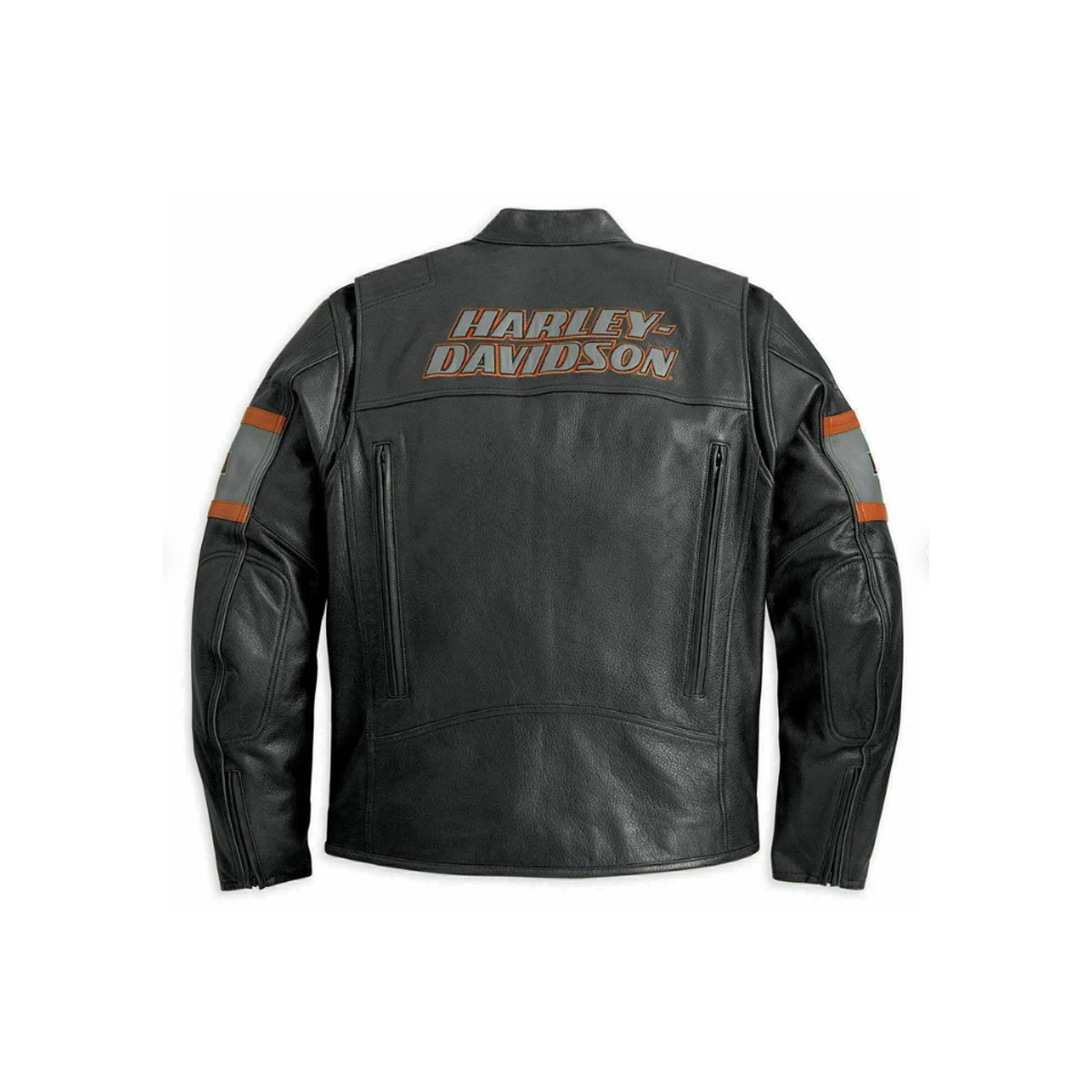 Harley Davidson Motorcycle Leather Jacket, Handmade Black Cowhide ...