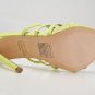 Sexy nightclub fluorescent Peep-toe slip-on rhinestone stiletto sandals