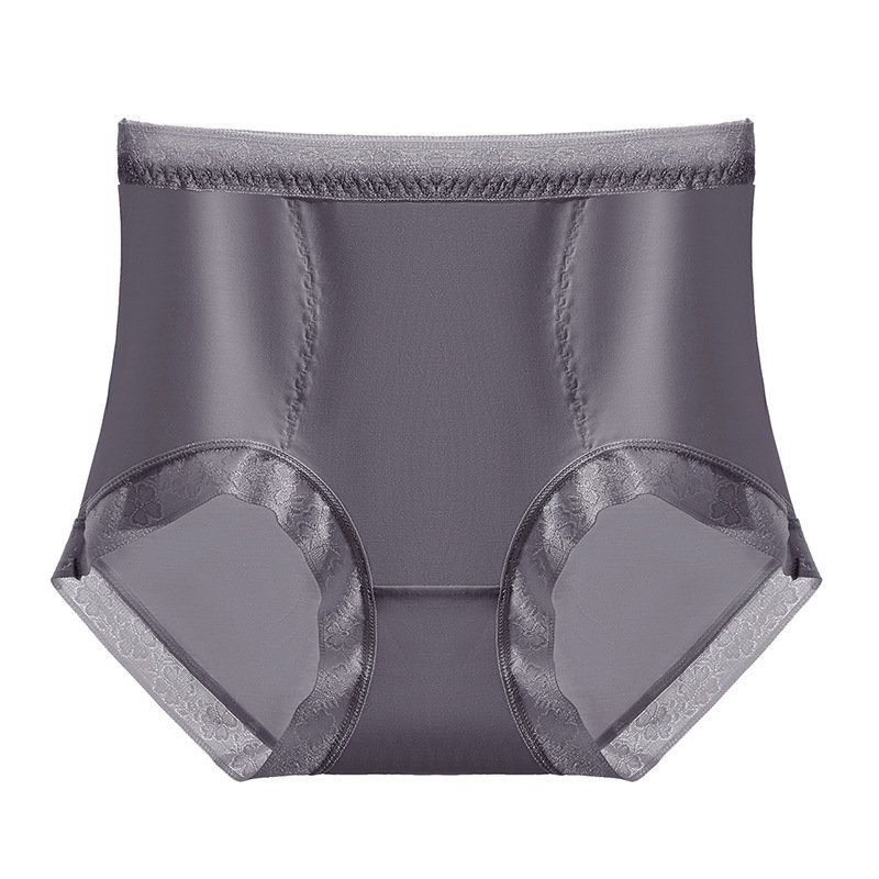 Wholesale 3PK Women's Antibacterial underwear modal high-rise panties Dark Gray M/L #8689