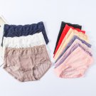 Wholesale mixed 6PK lace mesh mid-rise sheer quick-dry panties free size #675