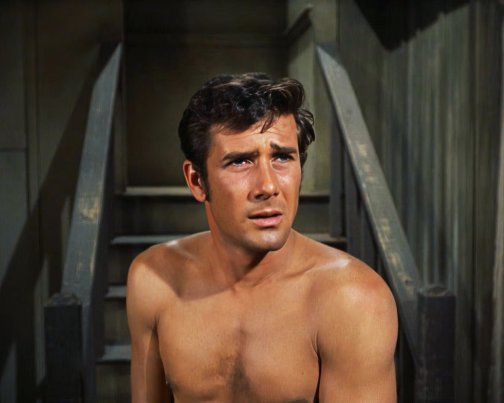 Robert Fuller Laramie Shirtless 8x10 Photo Zrp 32