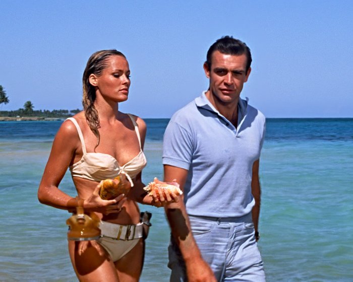 Sean Connery Ursula Andress 8X10 Photo Zgk 08