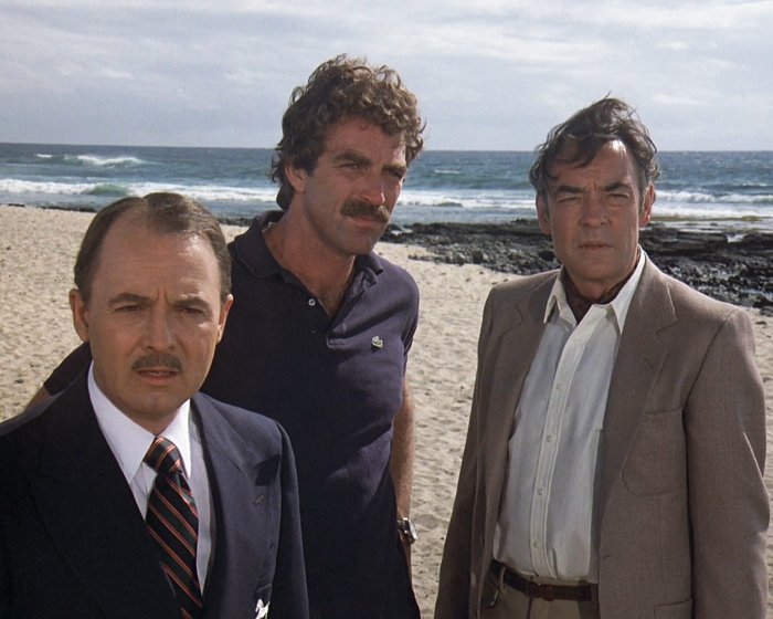 Tom Selleck John Hillerman Magnum 8X10 Photo Zie 41