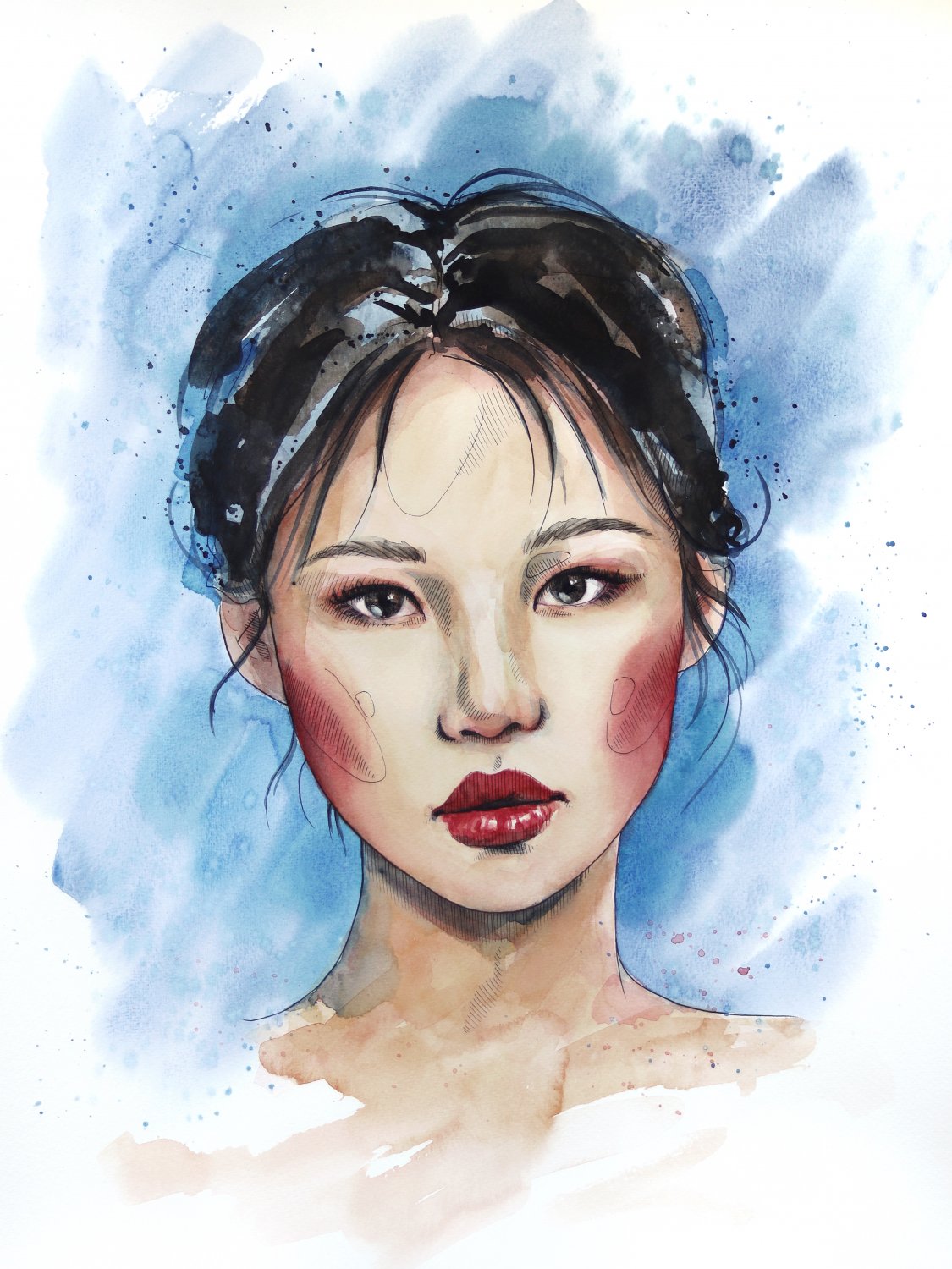 Stranger. Wall art. Original painting