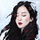 Wind oil . Original oil painting. Wall art