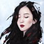 Wind oil . Original oil painting. Wall art