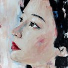 Sight. Wall art. Portrait oil painting