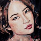 Koryo Saram oil. Wall art. Original oil painting
